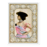 VIntage Woman Attitude Framed Postcards