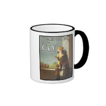 Vintage Women of Britain Say Go Recruitment Poster Coffee Mugs