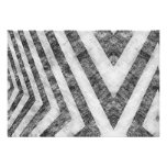 Vintage Worn Hazard Stripes Textured Invitations