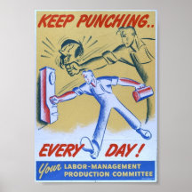 Vintage WW2 Propaganda Print