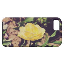Vintage yellow flower