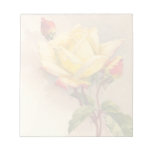 Vintage Yellow Rose Notepad