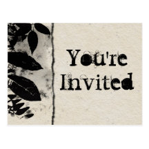 Vintage You're Invited Postcards