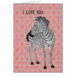 Vintage Zenya Pink Surprise Valentine Greeting Cards