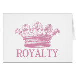 Vintagec Crown - Royalty Greeting Card