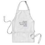 vinum ex cratera quod sitis bibe apron
