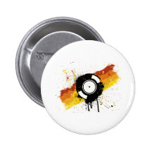 Vinyl Graffiti Pinback Button