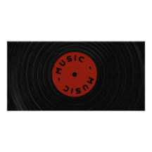 Vinyl Personalized Photo Card