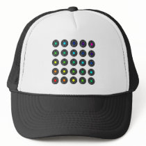 Vinyl Rainbow - Record Music Turntable Disc Jockey hats