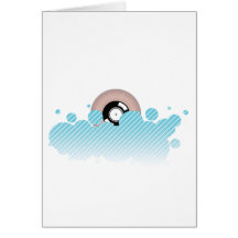 Vinyl Record Cloud - DJ Disc Jockey Music Cards
