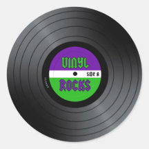 Vinyl Rocks LP Stickers