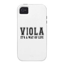 Viola It's way of life iPhone 4 Covers