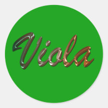 VIOLA Name Branded Personalised Gift Stickers