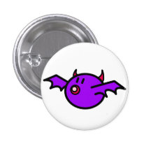 Violet Bat (White background) Pins