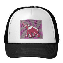 Violet Elephant Mesh Hats