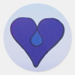 Violet Heart Sticker