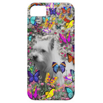 Violet in Butterflies – White Westie Dog casemate cases