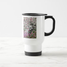 Violet in Flowers – White Westie Dog Mugs