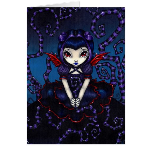 "Violet Sometimes" Greeting Card
