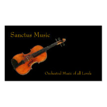 Violin Business Card