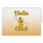 Violin Chick Greeting Card