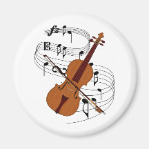 Violin Fridge Magnets