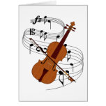 Violin Greeting Card