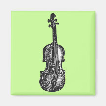 Violin Refrigerator Magnets