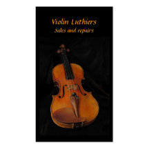 Violin Sales and Repairs Business Cards