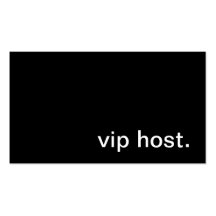 VIP Host Business Card