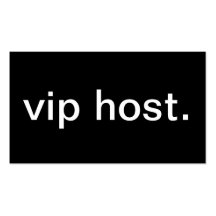 VIP Host Business Card Templates
