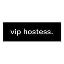 VIP Hostess Business Card