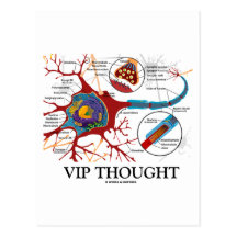 VIP Thought (Neuron / Synapse Humour) Post Cards