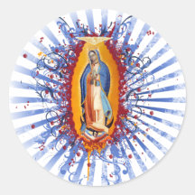 Virgen de Guadalupe Stickers