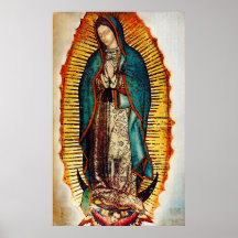 Virgen GuadalupePop Print