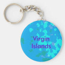 Virgin Blue Keychain