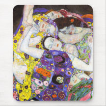 Virgin, Gustav Klimt Mouse Pad
