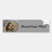 Virgin Mary 2 Bumper Sticker