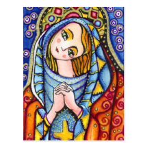 Virgin Mary Post Card