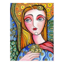 Virgin Mary Postcard