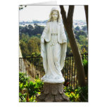 Virgin Mary Statue Card