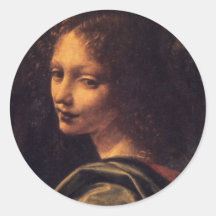 Virgin of the Rocks - Angel Sticker