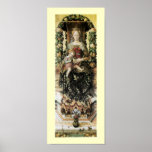 VIRGIN WITH CHILD  ,blue black Posters