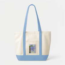 Virginia Bluebells Wildflower Tote Bag
