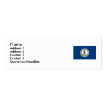 Virginia State Flag Business Card Templates