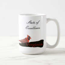 Virginia State of Excellence Mugs