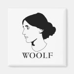 Virginia Woolf Fridge Magnets