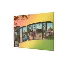 VirginiaLarge Letter ScenesVirginia 4 Stretched Canvas Print