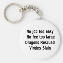 Virgins Slain Keychain