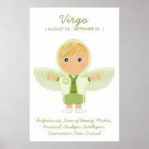 Virgo - Boy Horoscope Poster